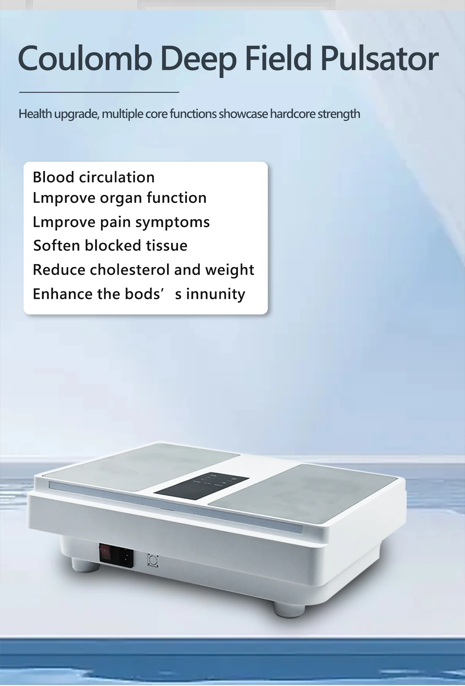 Professionelles Terahertz Deep Penetration Body Care Fußmassagegerät Coulomb Energy Technology für Anti-Aging- und Zellaktivierung – Detail 3