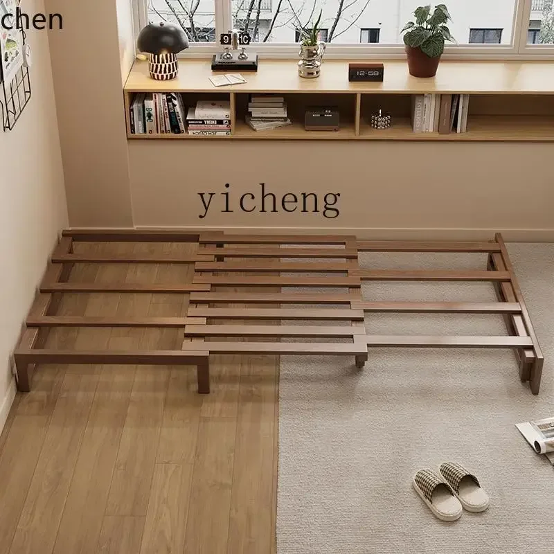 y4-dual-purpose living room small apartment single sitting and sleeping multi-functional study foldable retractable pull-out bed