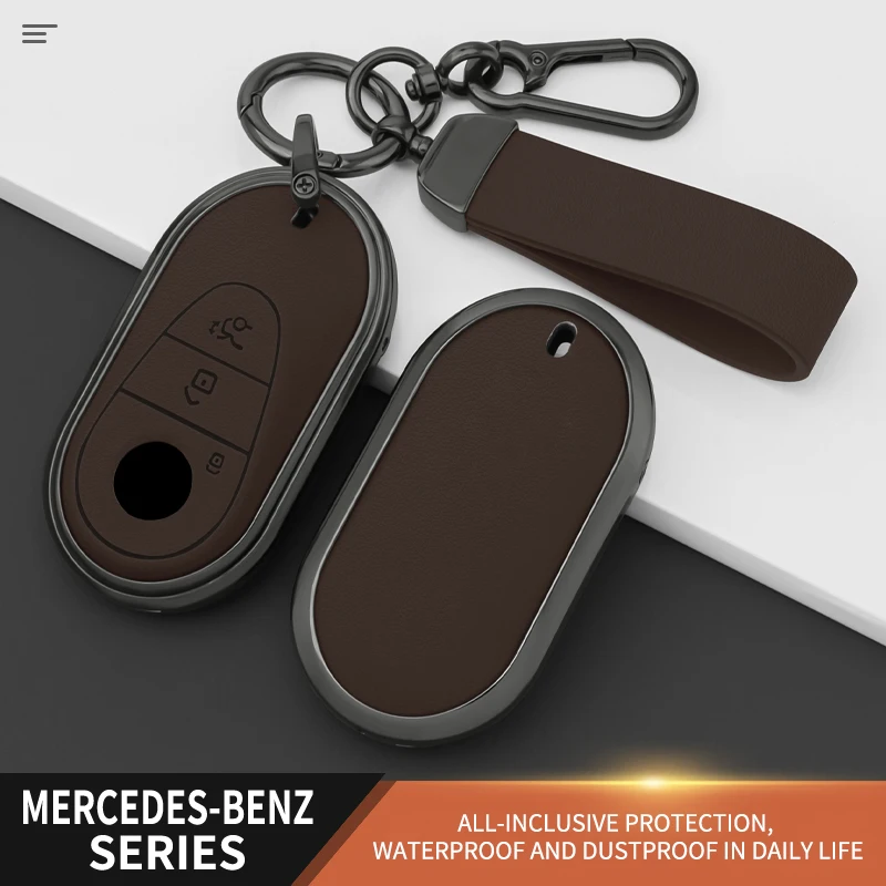 For Mercedes Benz 2022 C S Class W223 W206 S350 C260 C300 S400 S450 S500 Metal Car Key Protective Case Carcasa Funda Llave