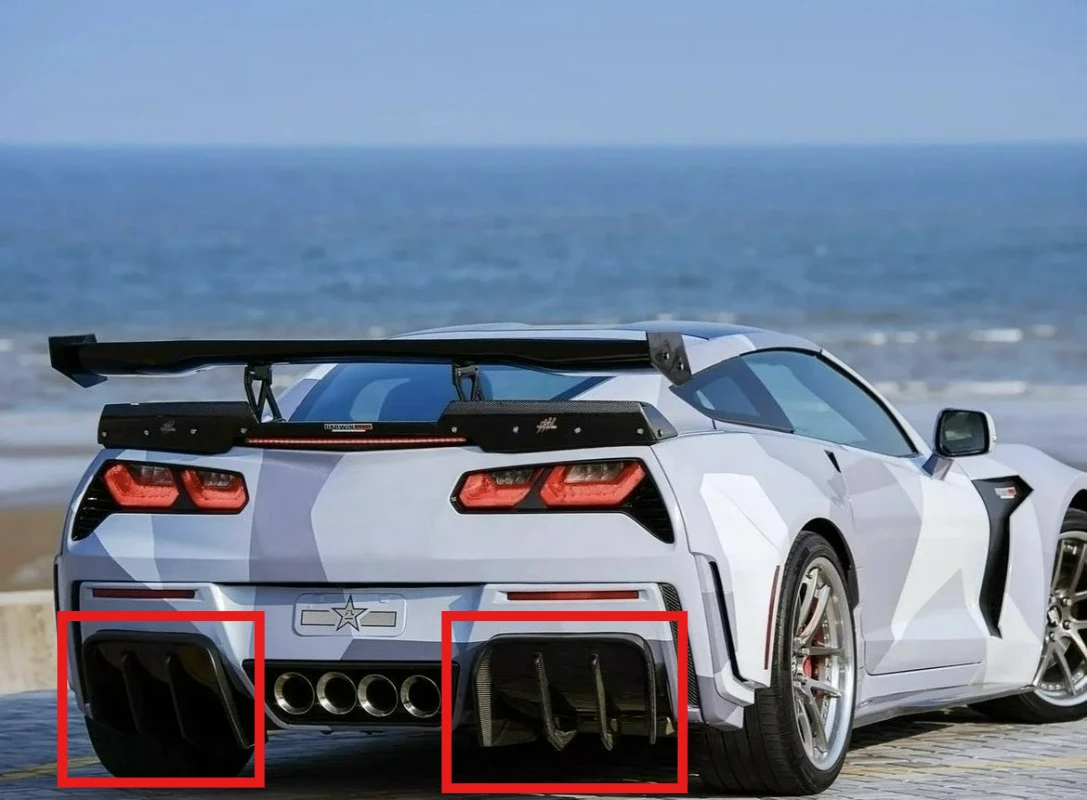 

Premium-Quality FORChevrolet Corvette C7 Rear Diffuser Carbon Fiber 2014-2019