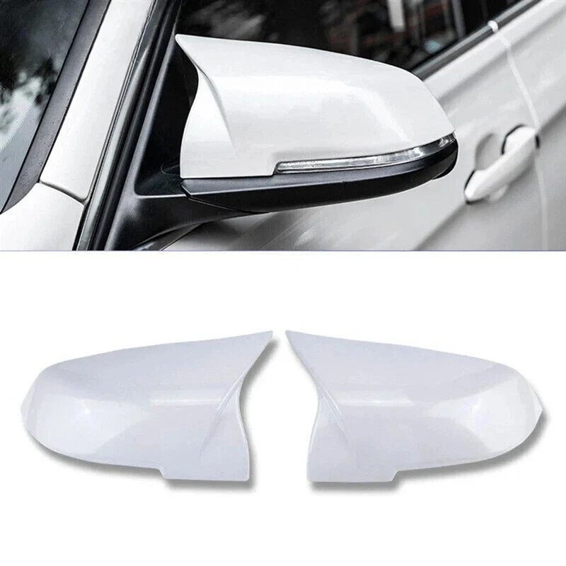 

Для BMW F20 F21 F30 F32 F36 X1 M3 – 2 белых накладки на боковые зеркала заднего вида в стиле M3