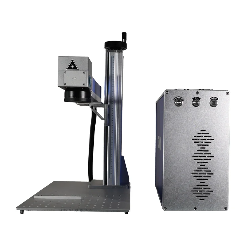 High Quality 20W 30W 50W 100W Fiber Laser Marking Machine With Laser Source