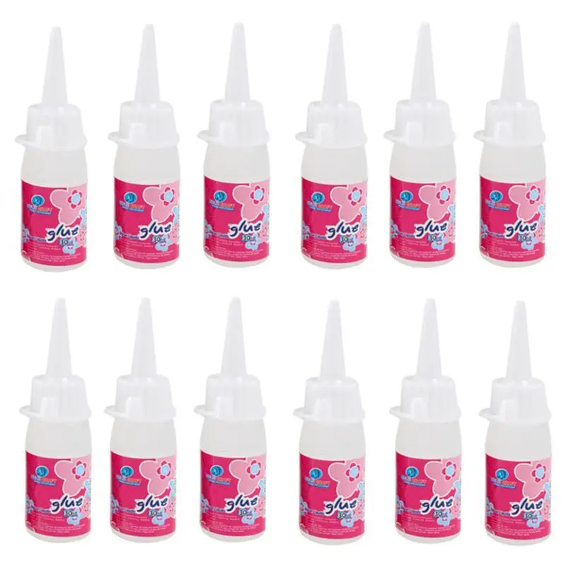 1PC 30ml Liquid Glue Alcohol Adhesives Textile Adhesives Stationery Scrapbooking Office School Supplies children's diy material