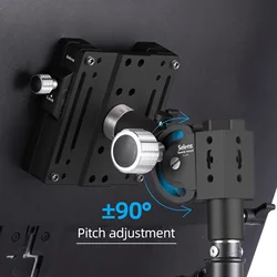 Selens Display piastra di montaggio rapido Base regolabile rotazione di 180 gradi Base universale staffa staccabile per Studio fotografico