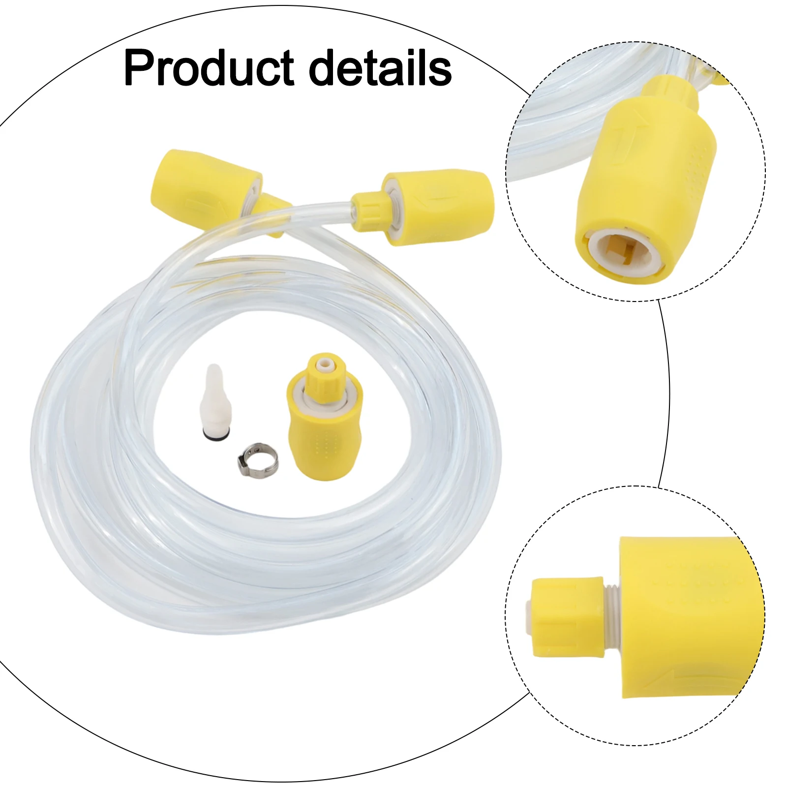 2pcs Replacement Hose Connectors With 2.5m Water Pipe For KARCHER 8/1 10/1 Steam Cleaner Parts 4.446-023.0 Accessories