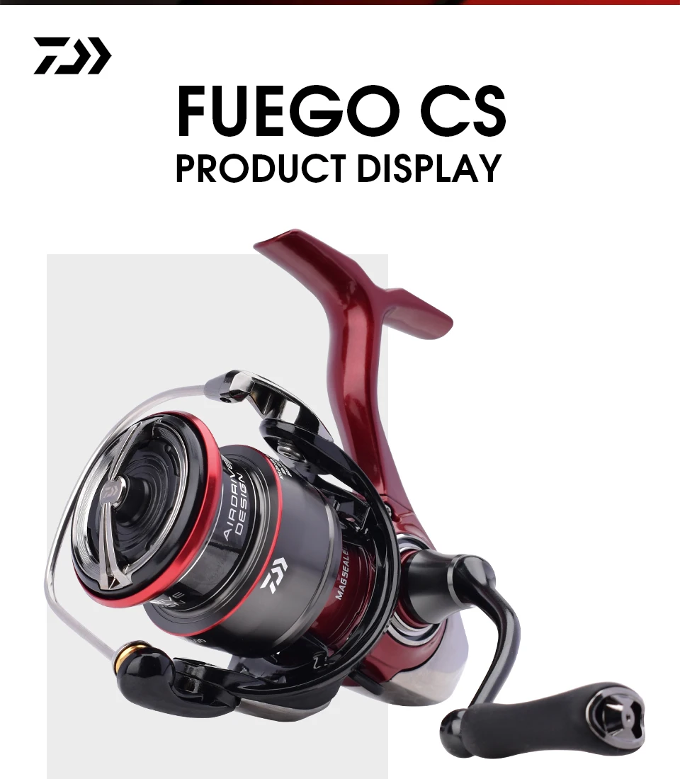 2025 Original DAIWA Angelspinnrolle FUEGO CS LT 1000-6000 Angelrollen 5 kg/10 kg/12 kg Leistung 5,3:1/6,2:1 Meerwasserrollen – Detail 11
