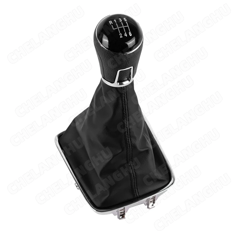 Per VW Tiguan 5N 2007 2008 2009 2010 2011 Auto 5/6 Velocità Auto Gear Stick Livello Pomello Del Cambio Con Stivale In Pelle PU