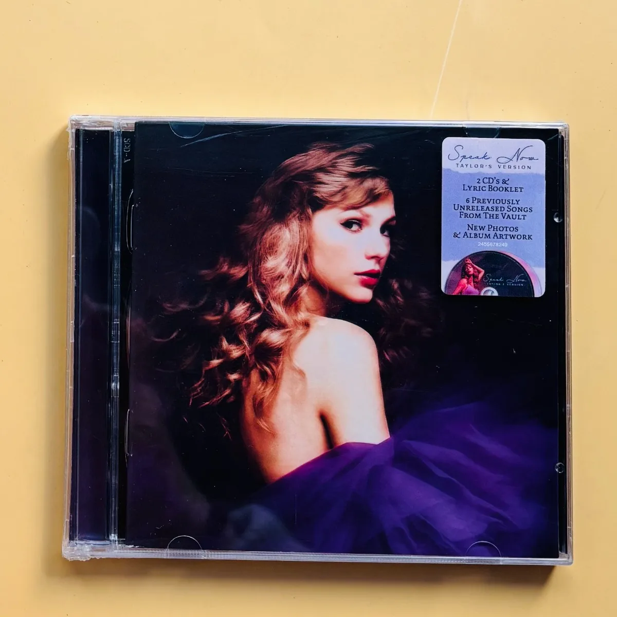 Speak Now (Taylor's Version) 2CD Music Album, Pop Country Audio CD with Lyric Booklet & Unreleased Vault Tracks Tay