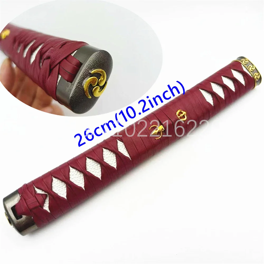 Brand New 26cm Handle Battle Tsuka Hilt Alloy Fuchi Menuki Kashira For Real Japanese Japan Samurai Katana Sword Fittings
