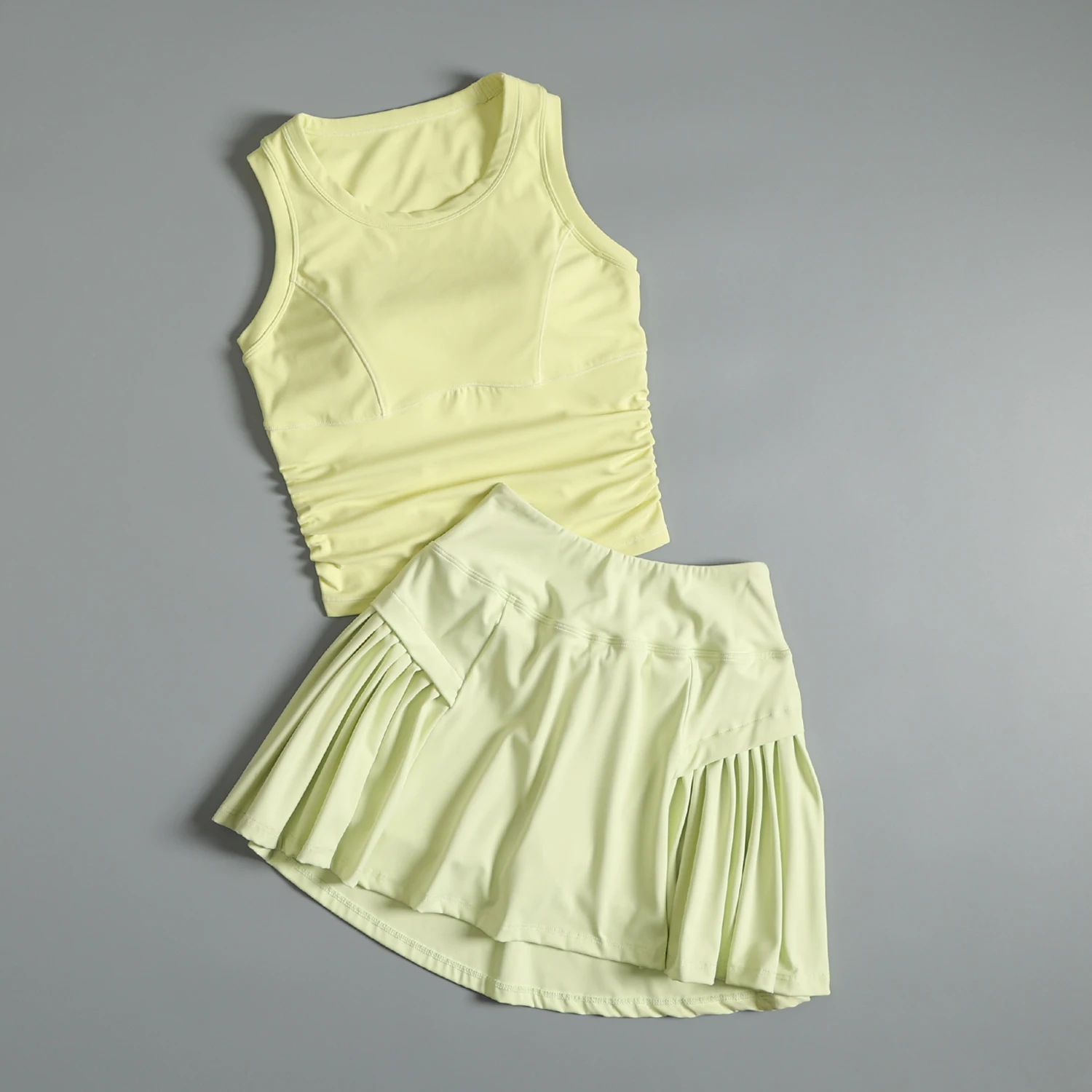 

Спортивный костюм для бадминтона и тенниса для женщин, летний костюм для тренировок по пилатесу, йоги, профессиональный костюм для бега, фитнеса, уличной одежды, жилет