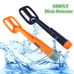 Underwater Gold Metal Detector Pulse Pinpointer Scuba Treasure Waterproof Coil Scanning Hand Held Gold Detector