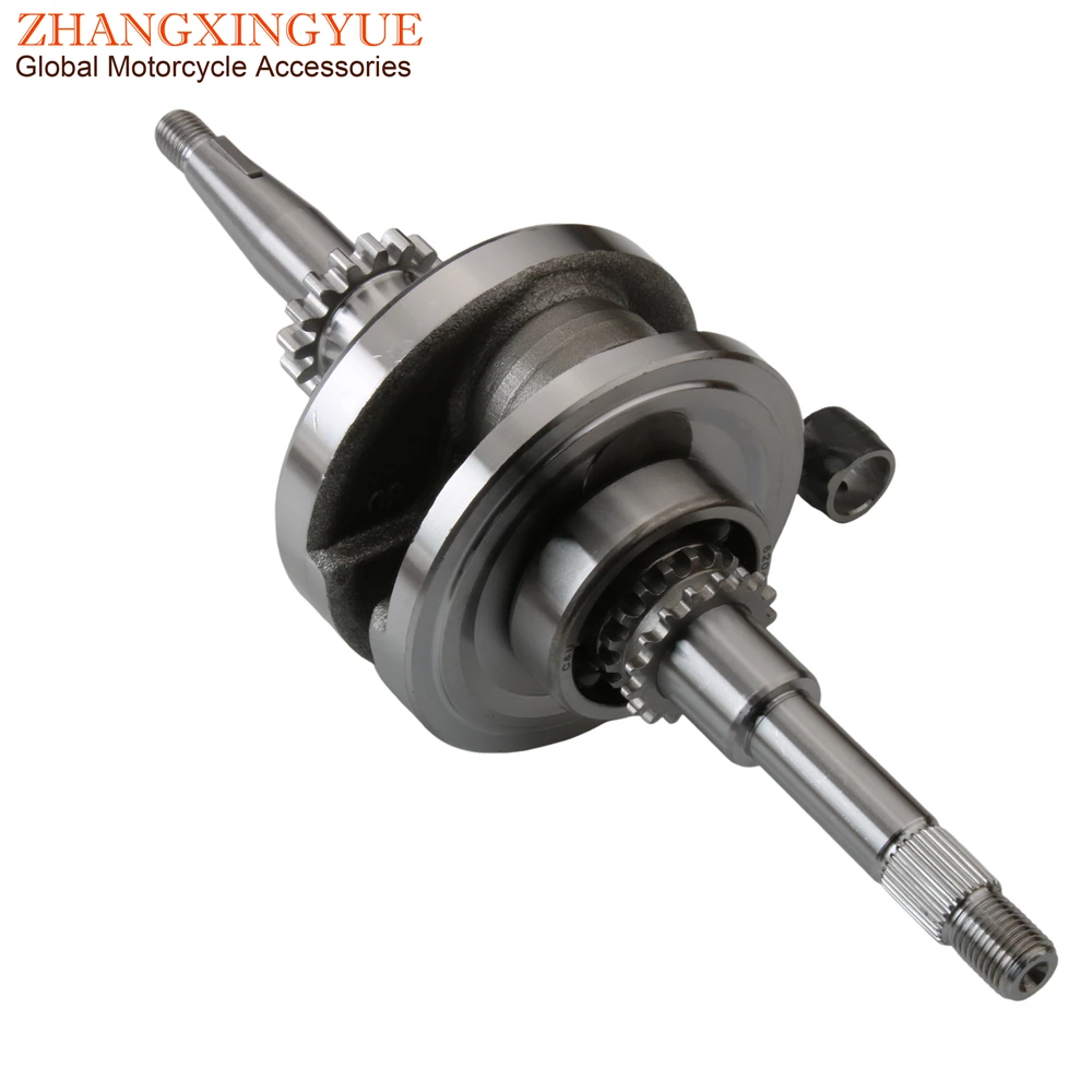 GY6 50 High Quality Crankshaft For Baotian BT49QT 50cc 139QMB 139QMA 16 Teeth 4T Engine Parts