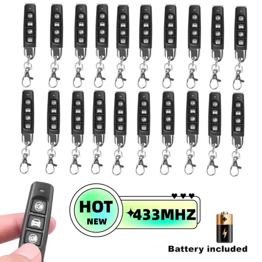 20/10/5PCS 433MHz RF Wireless Copy Remote Control 4 keys Universal Garage Gate Door Opener Transmitter Duplicator For TOP-432NA