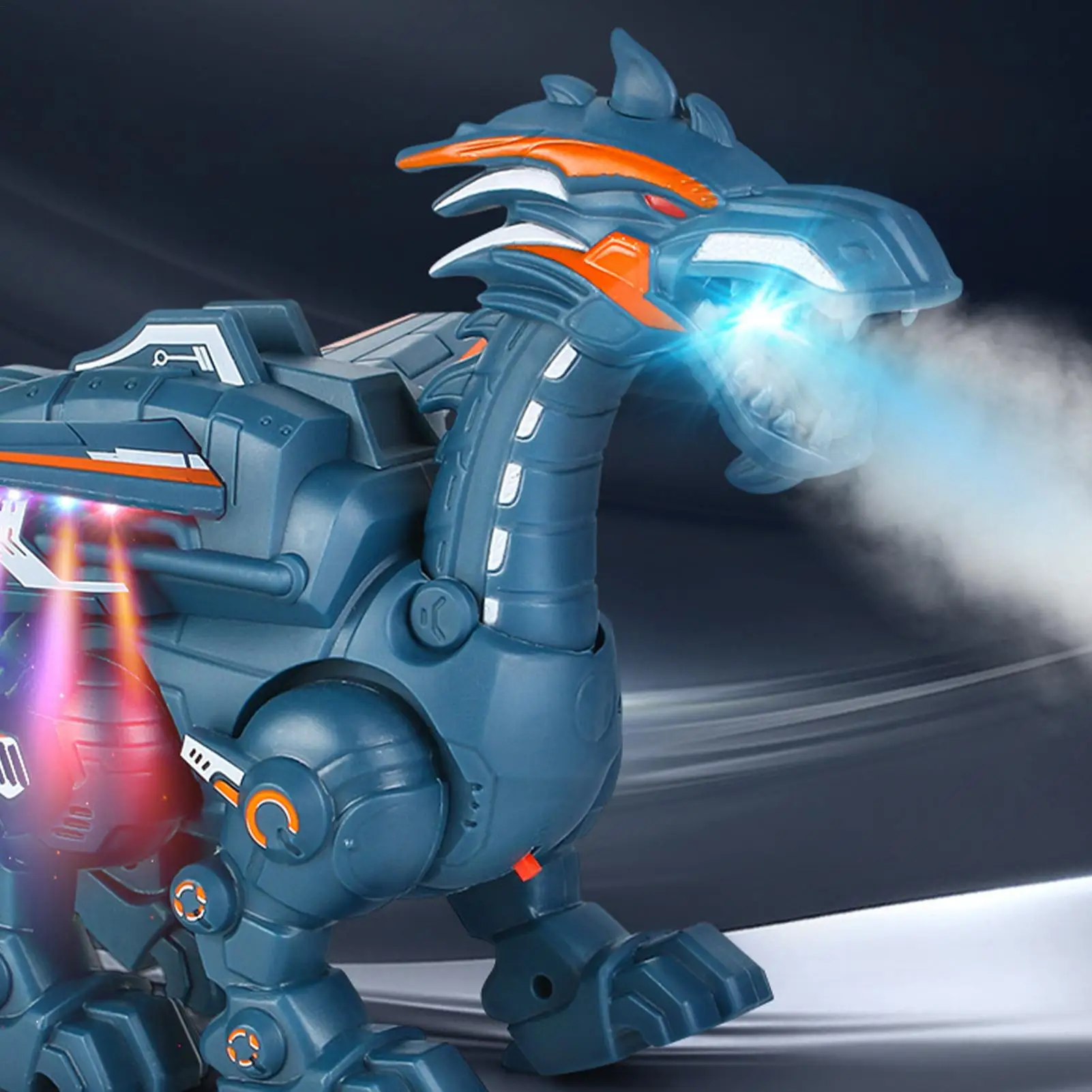 Juguete de dinosaurio eléctrico grande para niños, mundo de dinosaurios con chorro que camina, juego educativo de voz mecánica, regalo Ideal para niños