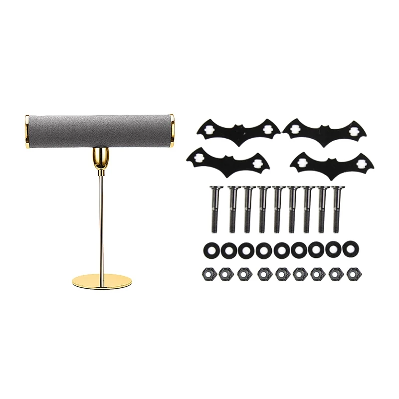 

Microfiber Bracelet Chain Hard Display Stand With Necklace Display Stand Holder Necklace Hanger Jewelry Display