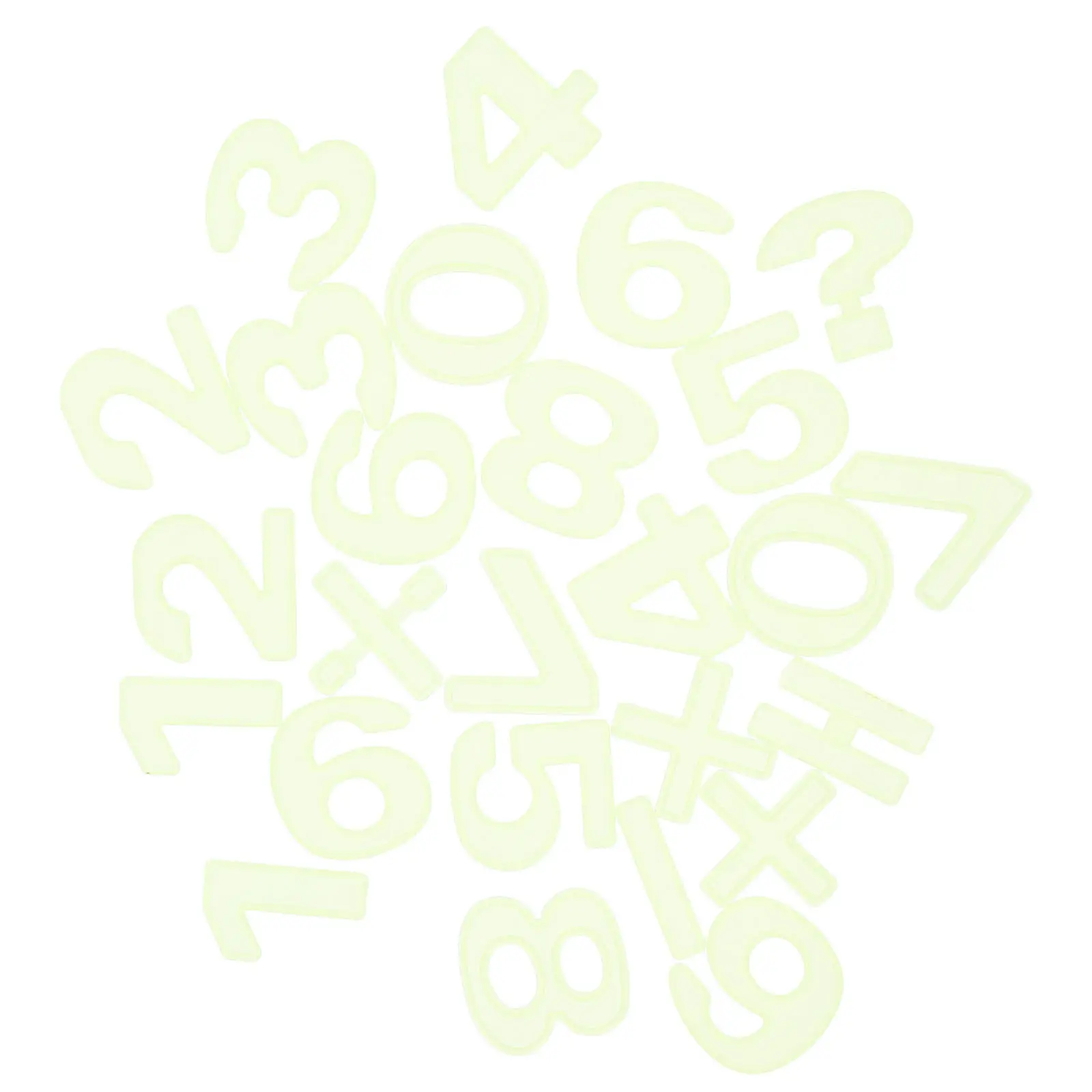 

26 шт. светящиеся в темноте наклейки на стену с цифрами, развивающие светящиеся наклейки для детской комнаты, класса, детского сада