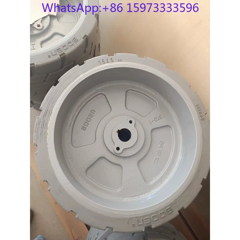 Scissor Lift Tire 381127 155, Replacement Wheel Tyre for 8‑14 Meters Aerial Work Platform Industrial Equipment Spare Parts