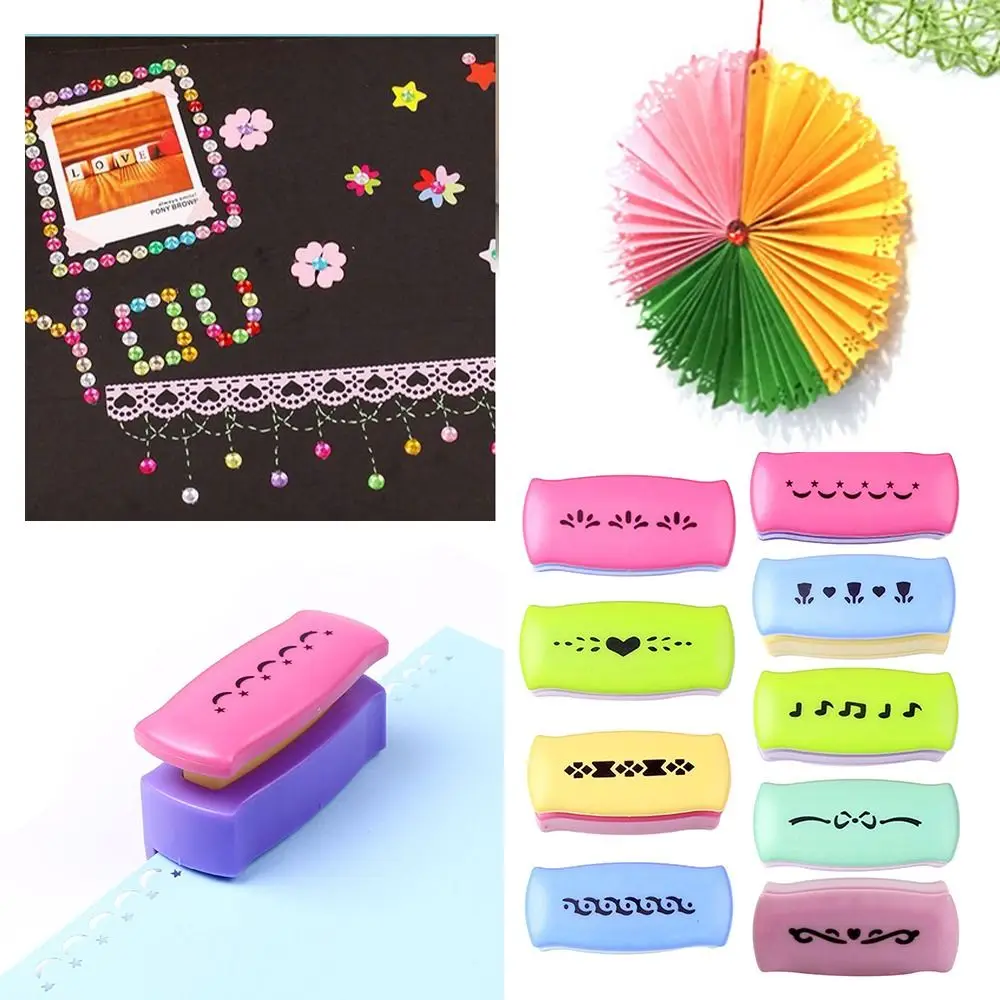 

New Handmade Gift Decorative Border Paper Cutter Fancy Border Punch S Flower Design DIY Scrapbooking Embossing Punch