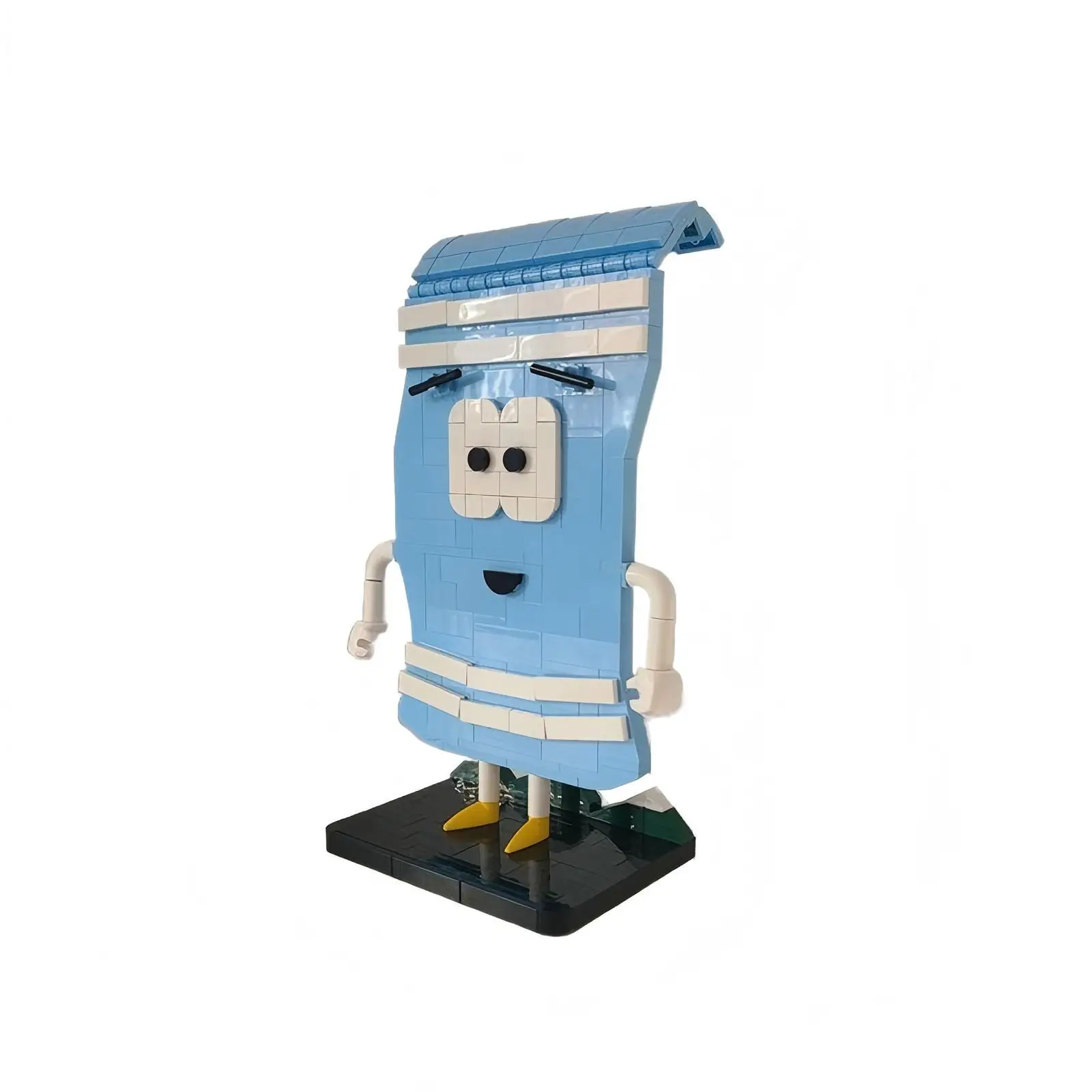 MOC Sugar Man Toweles Towlie South Park Figure Monster Model Building Blocks Creative Assembly Collector Display Gift Set