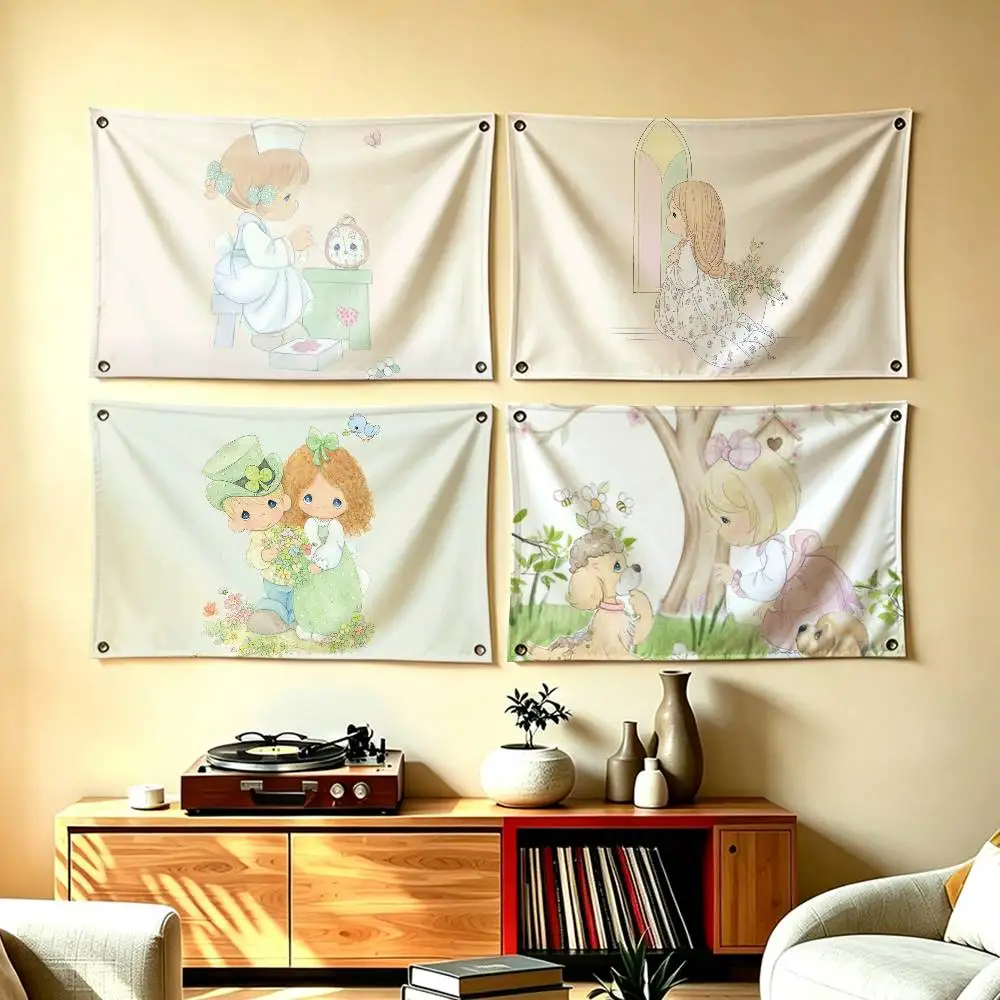Classic P-Precious MomenT Flags for Bedrooms Home Decor Items Outdoor Decors Garage Decoration Flaga