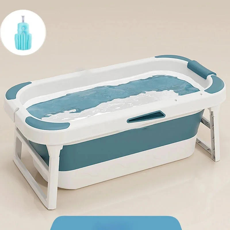 Nordic Plastic Folding Ice Bath Folding Adult Portable Bathtub Household Whole Body Comtable Bathroom Collapsible Bathtub B