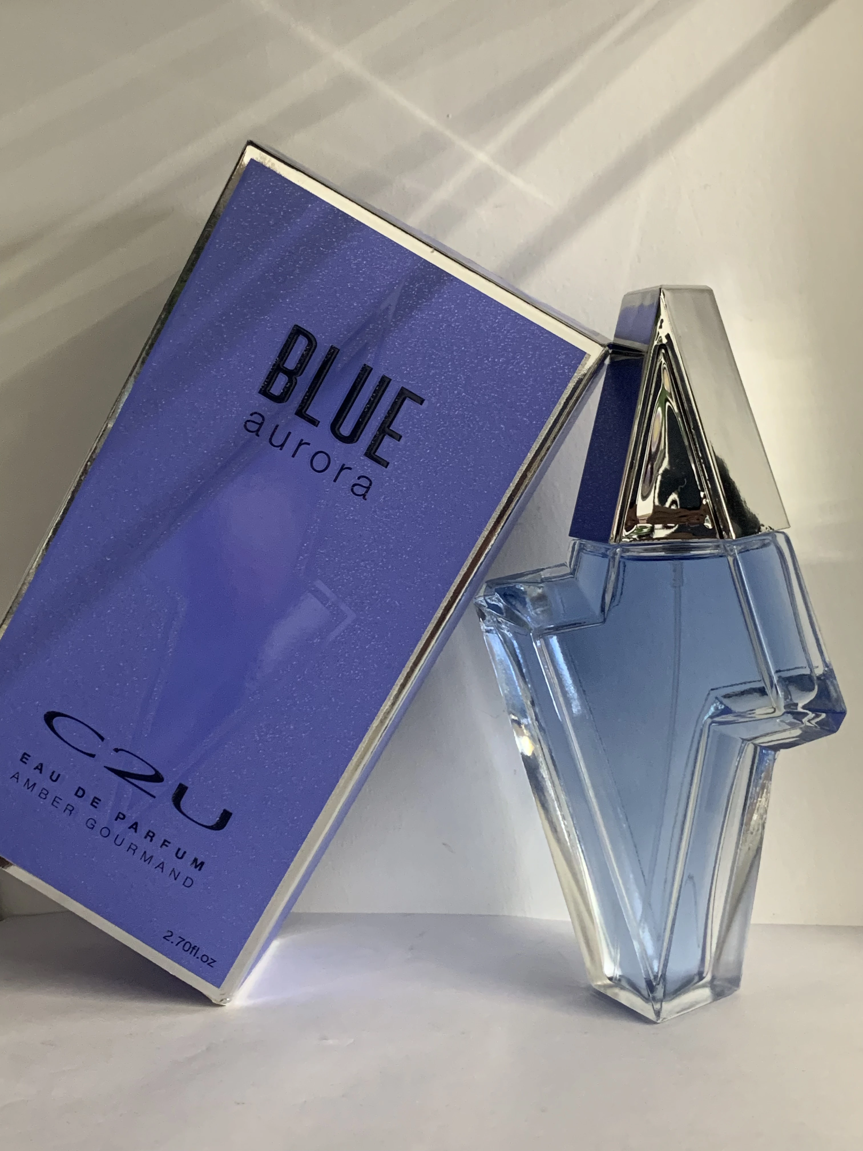 Blue & Pink Aurora Women's Long Lasting Eau De Parfum Set | Woody Ambery Scent & Fruity Floral Scent – 2Pcs Gift for Her