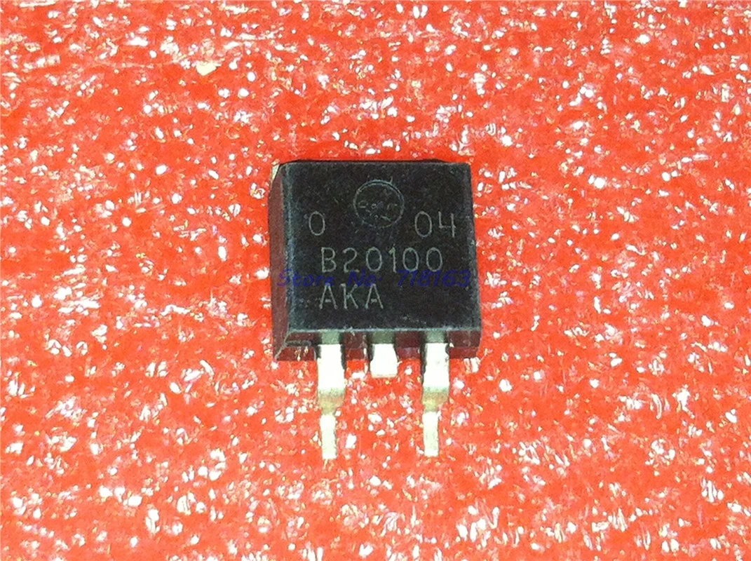 10pcs/lot B20100 MBRB20100CT Rectifier TO-263 In Stock