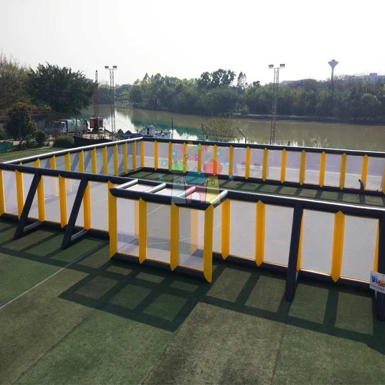 أنشطة بناء الفريق المتنقل من Mega Outdoor، ألعاب رياضية، ساحة قابلة للنفخ لبطانات كرات الطلاء