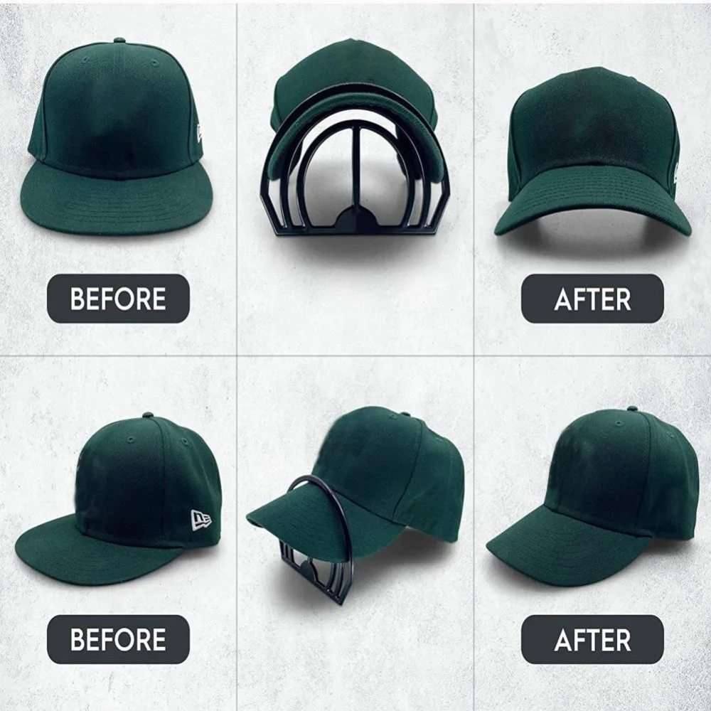 Plastic 1Pcs Baseball Dual Slots Design Perfect Shaping Cap Peaks Curving Device Hat Shaper Hat Bill Bender Hat Curving Band