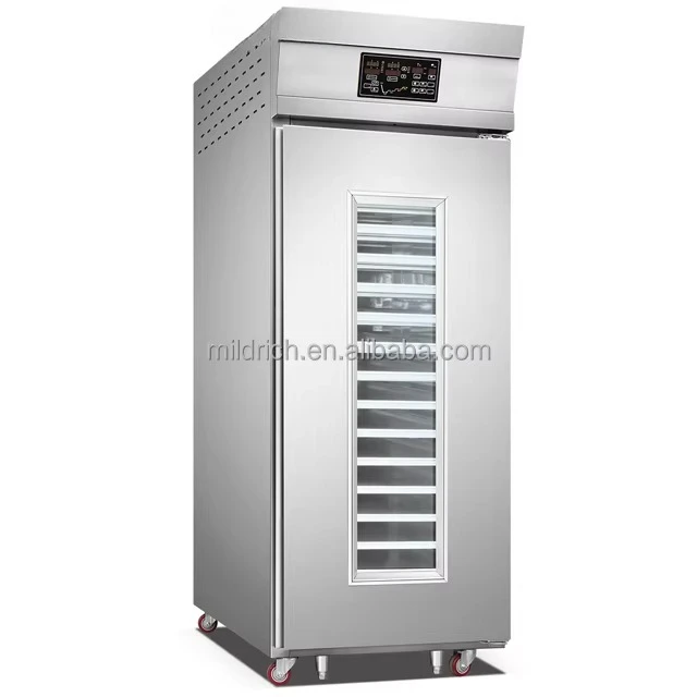 Armário de prova de massa de pão BFermentação para equipamentos Saleakery 36 bandejas refrigeradas