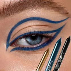 Crayon eyeliner imperméable 2 en 1, 7 couleurs, bleu, blanc, noir, stylo gel, facile à porter, durable, maquillage des yeux, cosmétique