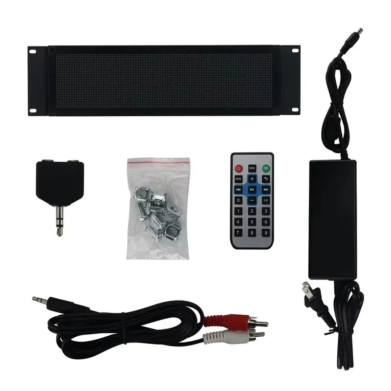 GGDX AS1000 Professional Full Color Music Spectrum Display Rhythm Light Dedicated for 2P3 3U Cabinet with Mounting Bracket