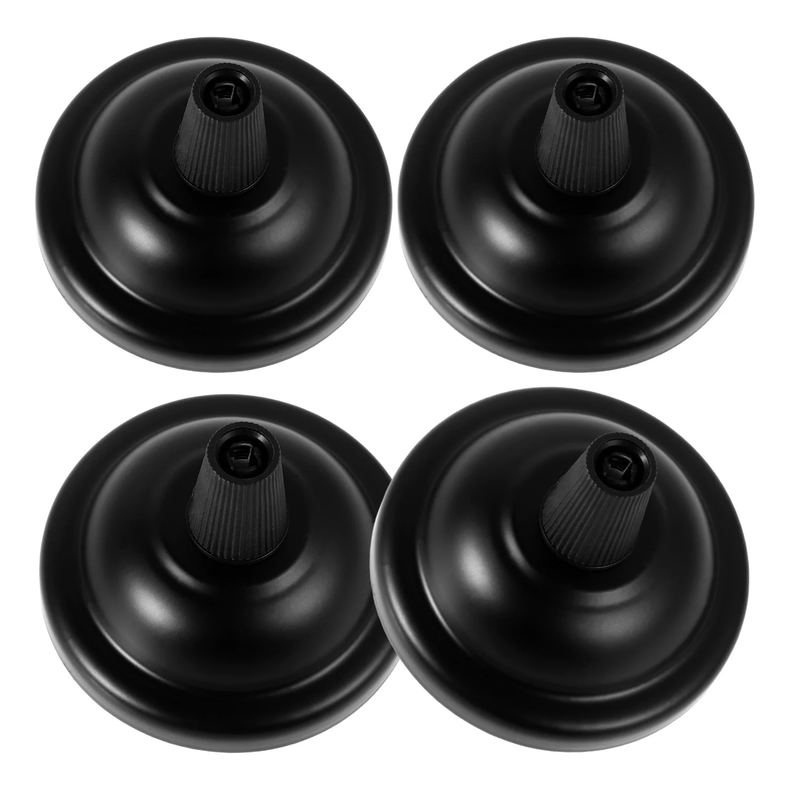 

4 pcs Vintage Pendant Light Canopy Plate Round Metal Ceiling Light Mounting Base Lamp Holder Parts Lighting Accessories For Home