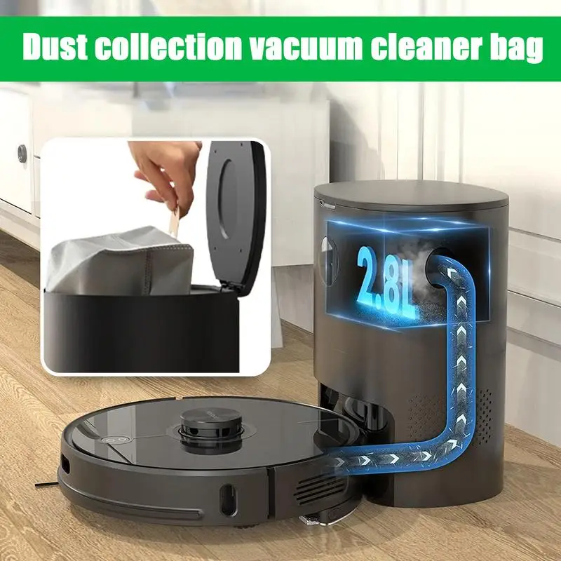 Dust Bag For Vacuum Cleaner 10pcs Cordless Vacuum Bags Replacement Large Capacity Easy-to-Replace Dust Collector Replacement