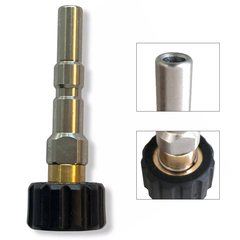 For Nilfisk For Kaercher Coupling Rod Adapter Connector D12M22IG Home Yard Watering Equipment Irrigation System Parts