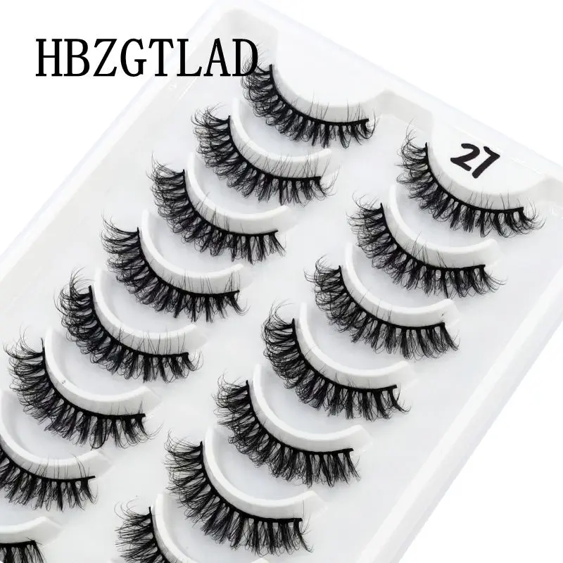 HBZGTLAD Russische Streifenwimpern, 10 Paar, 3D-Nerzwimpern, natürliche Wimpern, dramatische falsche Wimpern, Großhandel, Wimpernverlängerung – Detail 19