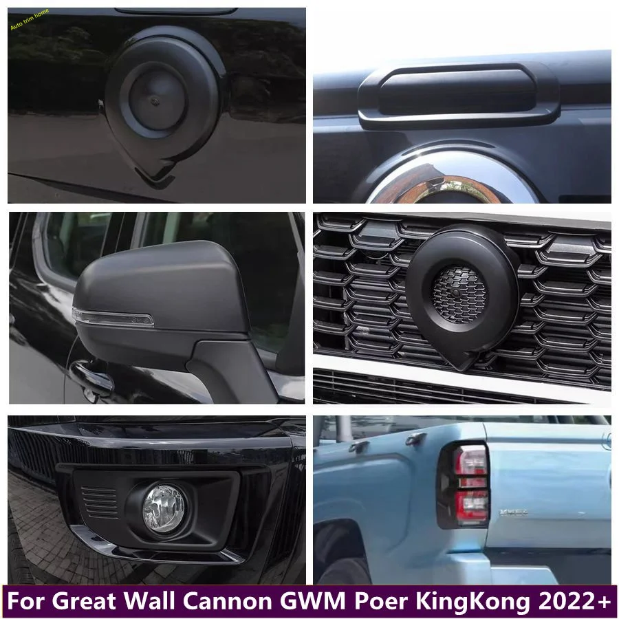 

Rearview Mirror Door Handle Bowl Fog Light Lamp Cover Trim Fit For Great Wall Cannon GWM Poer KingKong 2022 2023 Car Accessories