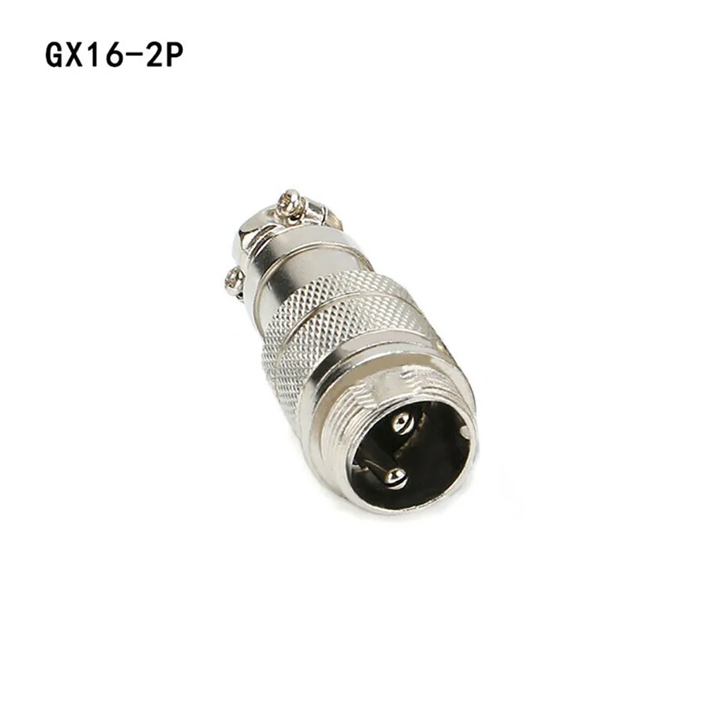 GX16 2Pin345678Pin Aviation Plug Male&Female Metal Connector Plug Socket  Silver plated Copper Tentacles  Rated Current 5A