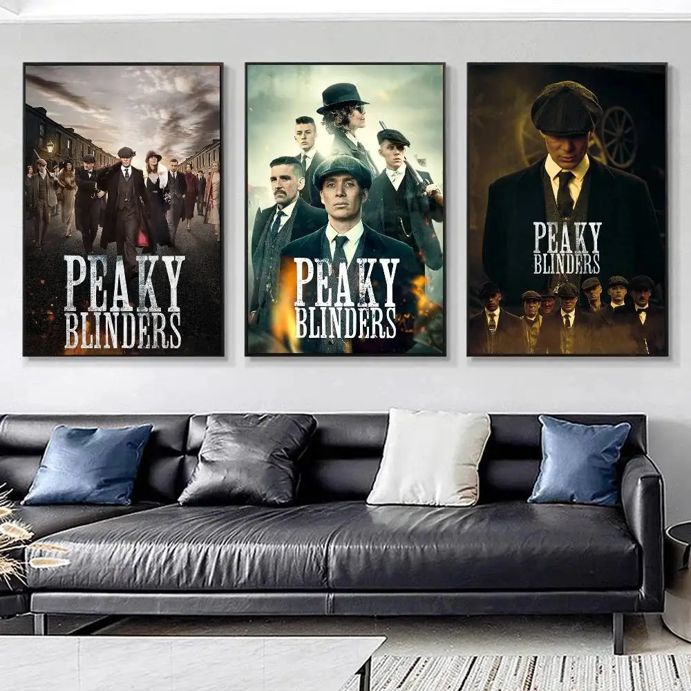 Classic Tv P-Peaky Blinders Posters HD Print Vintage Wall Art Decor for Home Study Room