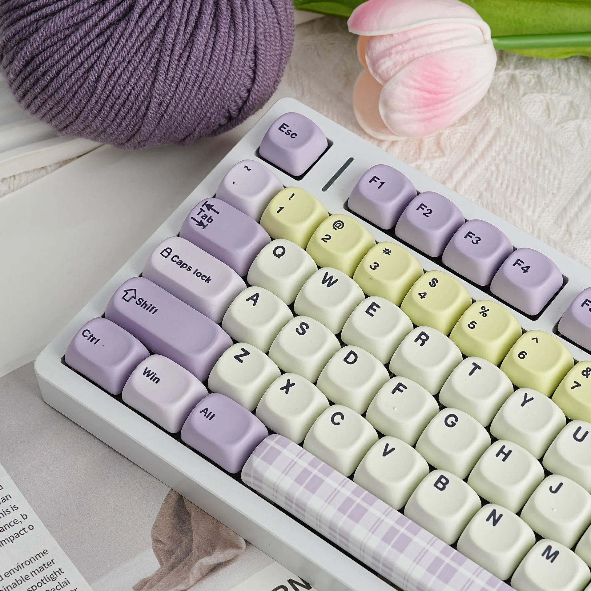 MOA Profile PBT Keycaps Mechanical Keyboard Taro Keycap Korean Spanish French German UK Abnt2 Russian Arabic Japanese Key Caps