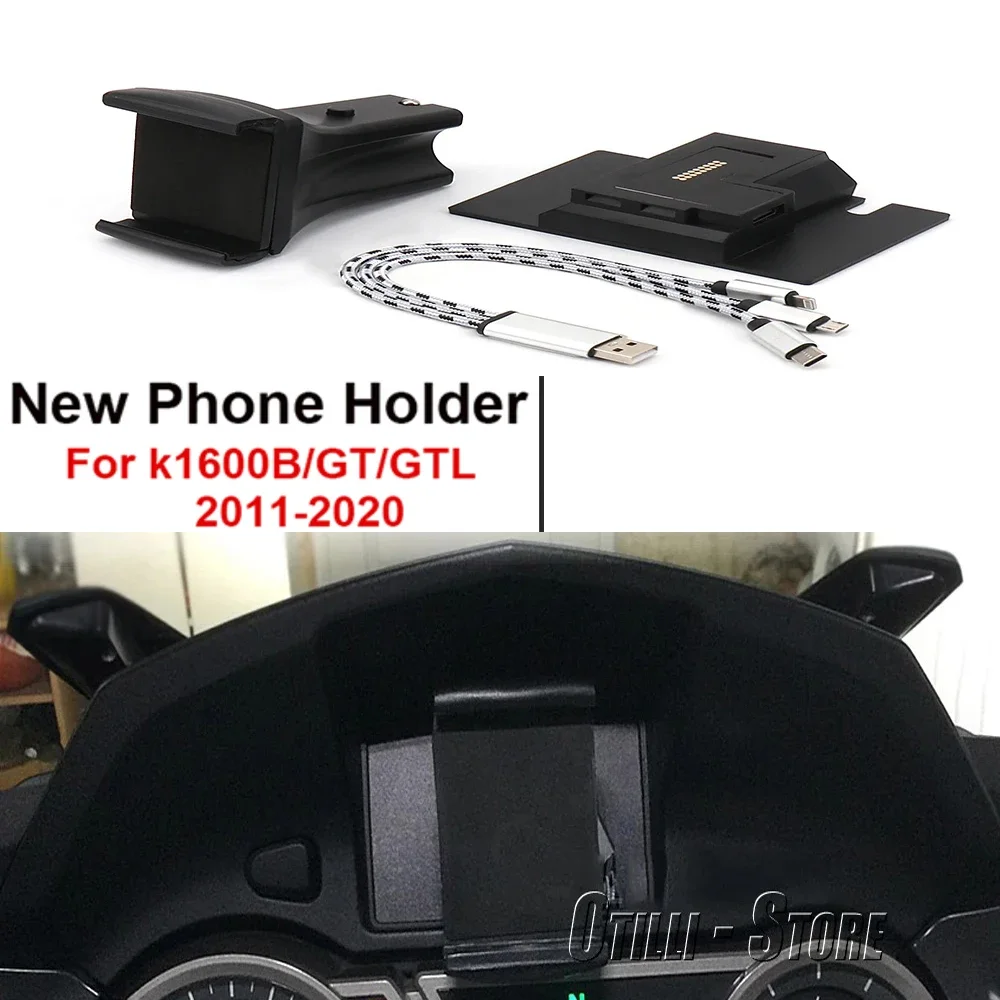 Motorcycle Accessories Intelligent Mobile Phone Holder Navigation Bracket For BMW K1600GTL K1600GT K1600B K1600 B K 1600 GT GTL