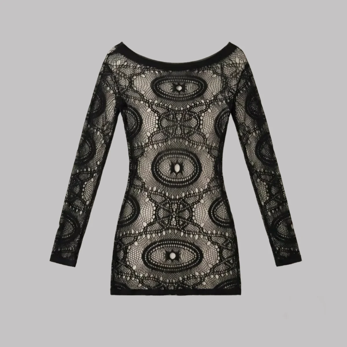 

Fashion New Sexy Lingerie Erotic Dresses Tight Mesh Lingerie Costumes Slips Women Long Sleeve Tops Sexy Fashion Tanks Plus Size