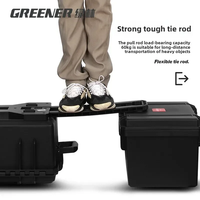 Waterproof and Shockproof Equipment Protection Tool Case with Wheels C