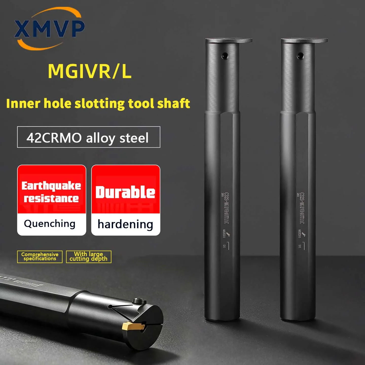 CNC internal groove tool holder, internal deep groove tool holder MGIV2016-2 slotting internal cutting groove tool for lathe cut
