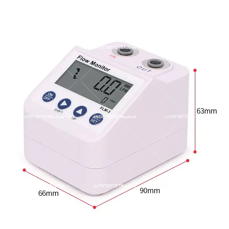 

FLM-3 Portable Digital Flow Monitor Digital Display Multi-Functional Water Purification Filtration Automatic Alarm