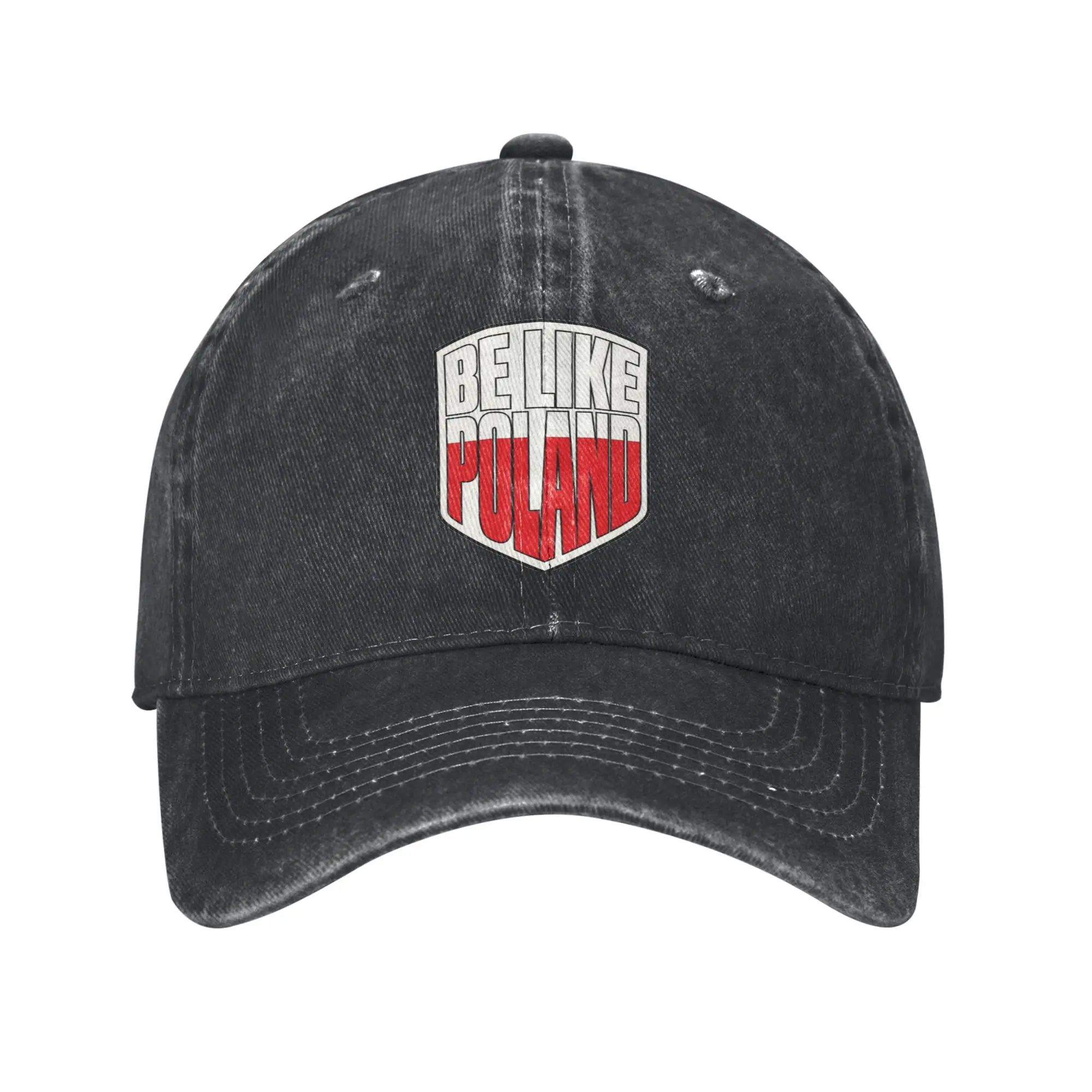 Be Like Poland Political Humor Unisex Baseball Cap  Distressed Cotton Caps Hat Vintage Outdoor All Seasons Travel Gift Headwear
