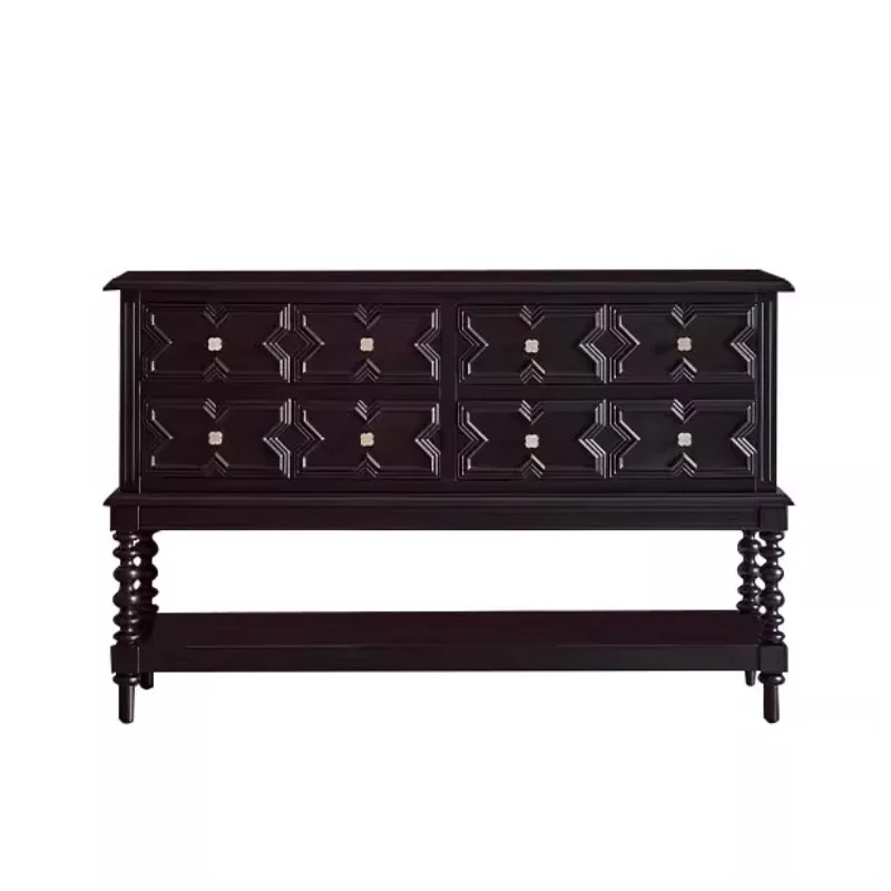 Классические шкафы для гостиной в скандинавском стиле, черные деревянные ящики в деревенском стиле, шкафы для гостиной, современная мебель для хранения