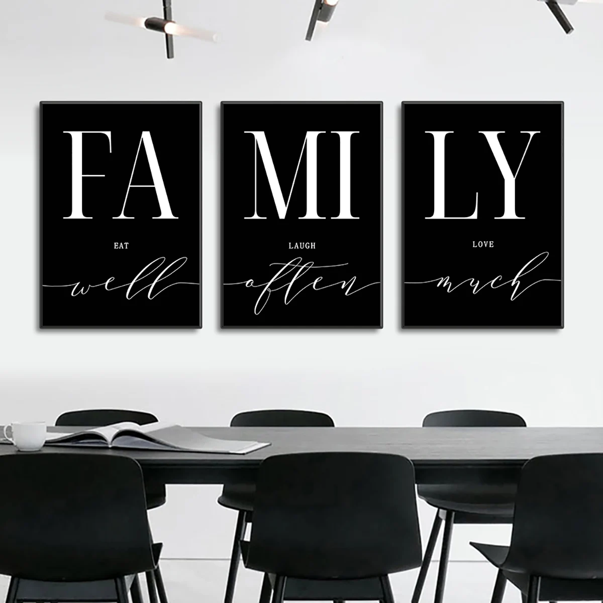 3pcs frameless Canvas Painting 3pcs/set Home Decoration Luxury Living Room Pictures Decorative Paintings Minimalist Poster Wall