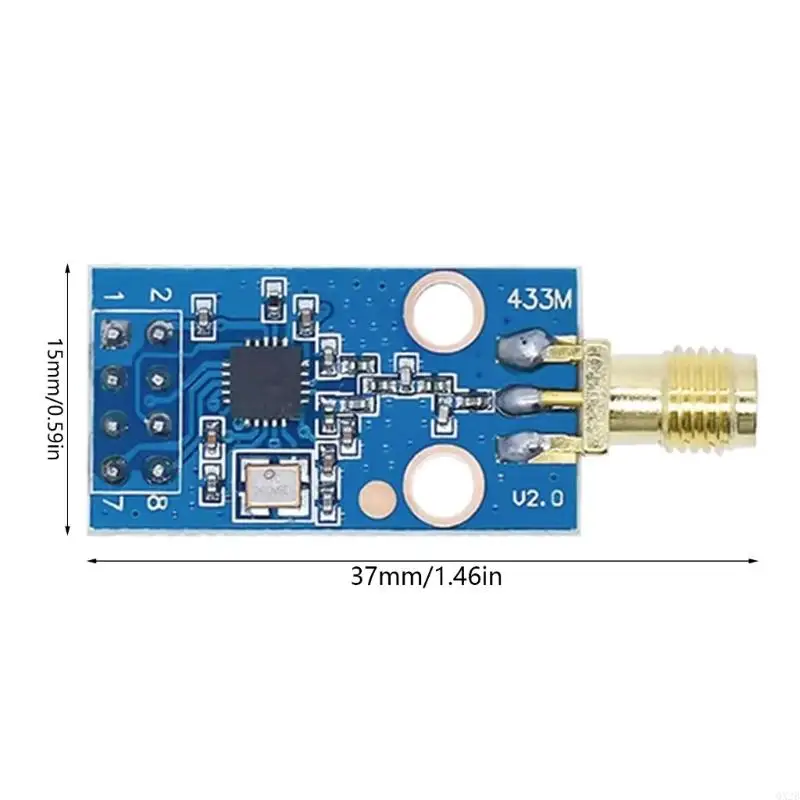 QX2B CC1101 Konsumsi Daya Rendah Modul RF 433MHz dengan antena kinerja tinggi