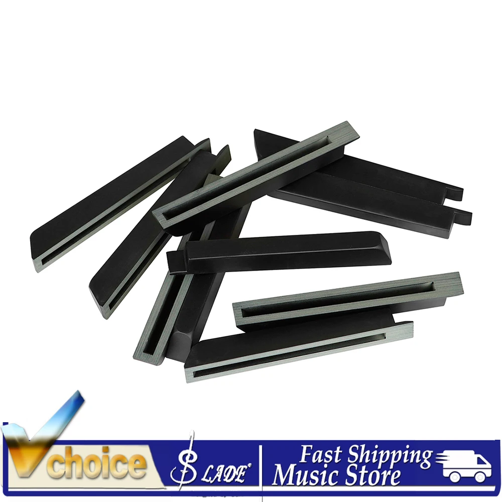 Piano Black Keys 10Pcs ABS–Replacement Keytops for Piano Repair Tools Smooth Matte Finish Easy Installation & Durable Piano Part